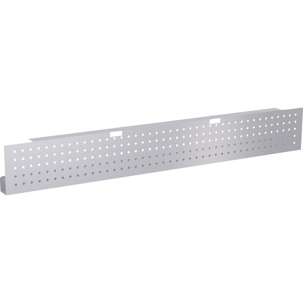 Lorell 72'' Training Table Modesty Panel - 66'' Width x 3'' Depth x 10'' Height - Steel - Metallic Silver