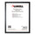Lorell Solid Wood Poster Frame - 22'' x 28'' Frame Size - Rectangle - Horizontal, Vertical - Black - 1 Each