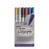 Calligraphy Paint Marker Set, 6 Colors - Marvy Uchida