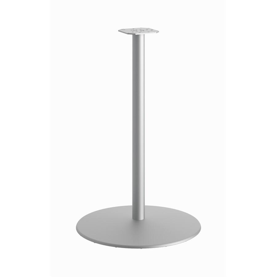 HON Between HBTTD42 Table Base - Round Base - Textured Silver