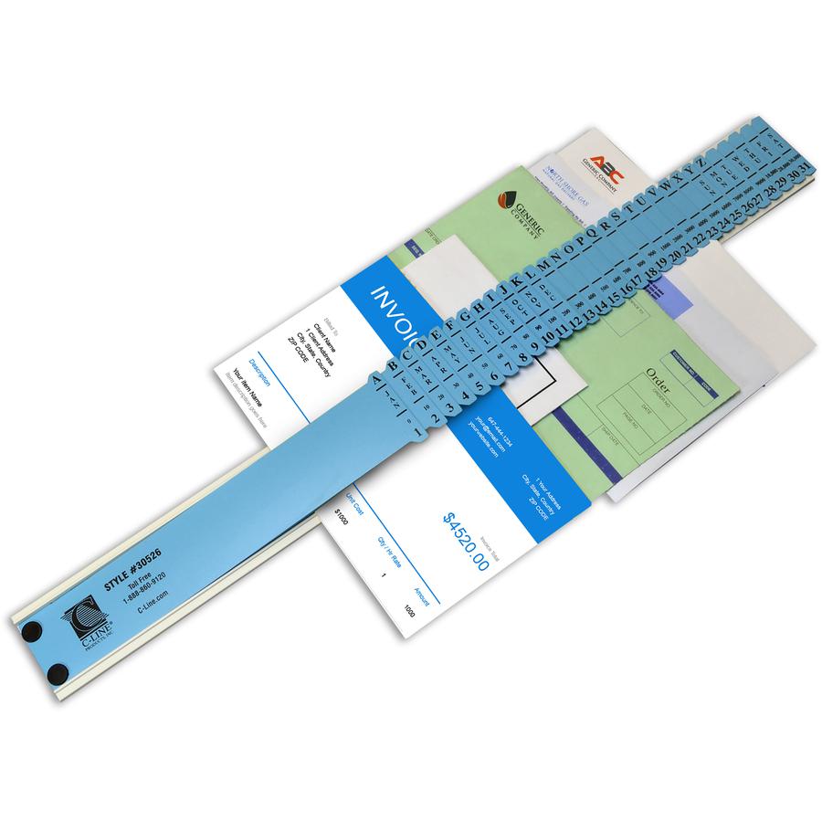 C-Line All-Purpose Sorter, Plastic - 2-1/2 x 23-1/2, 1/EA, 30526