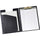 Cardinal 252 610 Letter Pad Folio - 8 1/2'' x 11'' - 100 Sheet Capacity - 1 Inside Front Pocket(s) - Vinyl, Polyvinyl Chloride (PVC) - Black - 1 Each