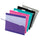 Pendaflex 1/5 Tab Cut Letter Recycled Hanging Folder - 8 1/2'' x 11'' - Aqua, Pink, Black, Gray, Violet - 10% Recycled - 25 / Box