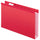 Pendaflex 1/5 Tab Cut Legal Recycled Hanging Folder - 8 1/2'' x 14'' - 2'' Expansion - Pressboard, Poly - Red - 10% Recycled - 25 / Box