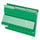 Pendaflex 1/3 Tab Cut Letter Recycled Top Tab File Folder - 8 1/2'' x 11'' - Top Tab Location - Assorted Position Tab Position - Green - 10% Recycled - 100 / Box