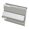 Pendaflex 1/3 Tab Cut Letter Recycled Top Tab File Folder - 8 1/2'' x 11'' - Gray - 10% Recycled - 100 / Box