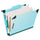 Pendaflex Letter Recycled Classification Folder - 8 1/2'' x 11'' - 2'' Expansion - 2 3/4'' for Folder - 2 Divider - 25 pt. - Pressboard, Tyvek - Blue - Tab Divider, Reinforced Gusset, Acid-free, Durable -
