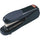 MAX Flat Clinch Full-strip Stapler - 30 of 20lb Paper Sheets Capacity - 210 Staple Capacity - Full Strip - 1/4'' Staple Size - 1 Each - Black - Max