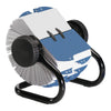 Rolodex Open Classic Rotary Files - 500 Card Capacity - For 2.25'' x 4'' Size Card - 24 A to Z Index Guide - Black - Metal