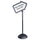 Safco Write Way Dual-sided Directional Sign - 1 Each - 18'' Width x 64.3'' Height x 25'' Depth - Arrow Shape - Both Sides Display, Magnetic, Durable - Steel - Indoor, Outdoor, Office - Black