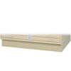 Safco Base - 53.4'' Width x 38.6'' Depth x 6'' Height - Steel - Tropic Sand