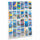 Safco 24-Pamphlet Display Rack - 24 Pocket(s) - 41'' Height x 30'' Width x 2'' Depth - Break Resistant - Clear - Plastic - 1 Each