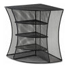 Safco Onyx Mesh Corner Organizer - 13'' Height x 15'' Width x 11'' Depth - Desktop - Black - Steel - 1 Each