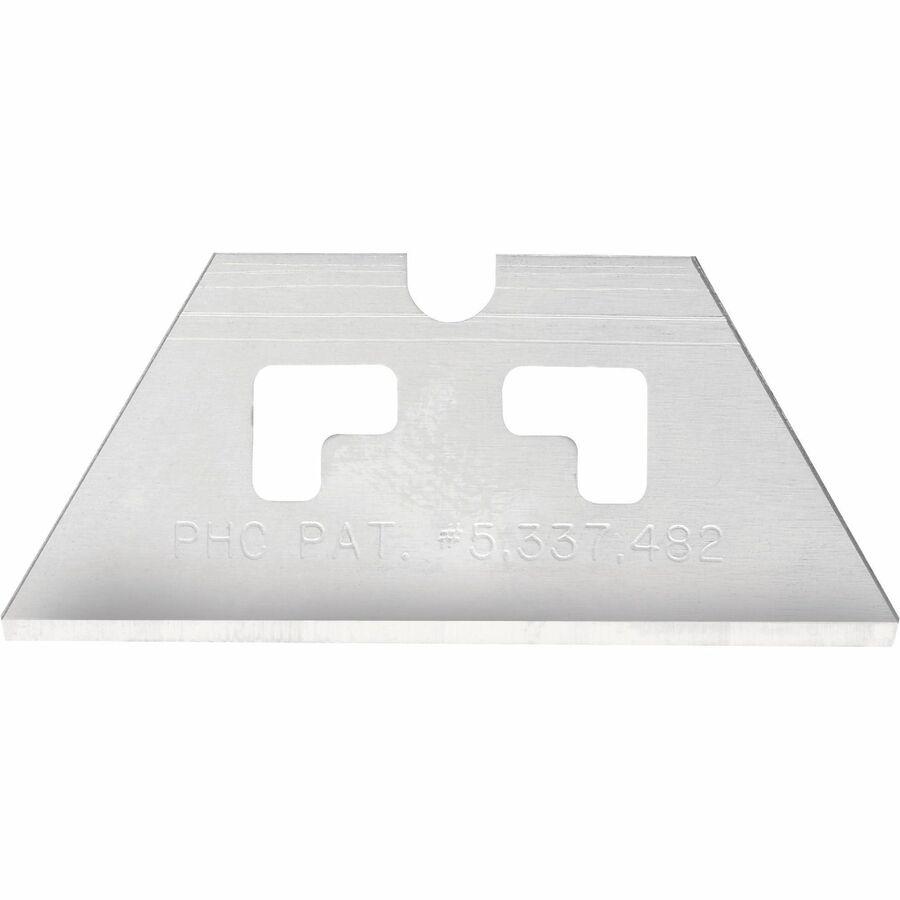 PHC Pacific S4/S3 Safety Cutter Replacement Blades - Straight Style - Steel - 100 / Box - Silver