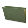 Business Source Legal Recycled Hanging Folder - 8 1/2'' x 14'' - 11 pt. - Green - 100% Recycled - 25 / Box