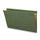 Business Source Legal Recycled Hanging Folder - 8 1/2'' x 14'' - 11 pt. - Green - 100% Recycled - 25 / Box