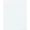 Business Source Glued Top Ruled Memo Pads - Letter - 50 Sheets - Glue - Wide Ruled Front Ruling - 16 lb Basis Weight - Letter - 8 1/2'' x 11'' Sheet Size - White Paper - 12 / Dozen