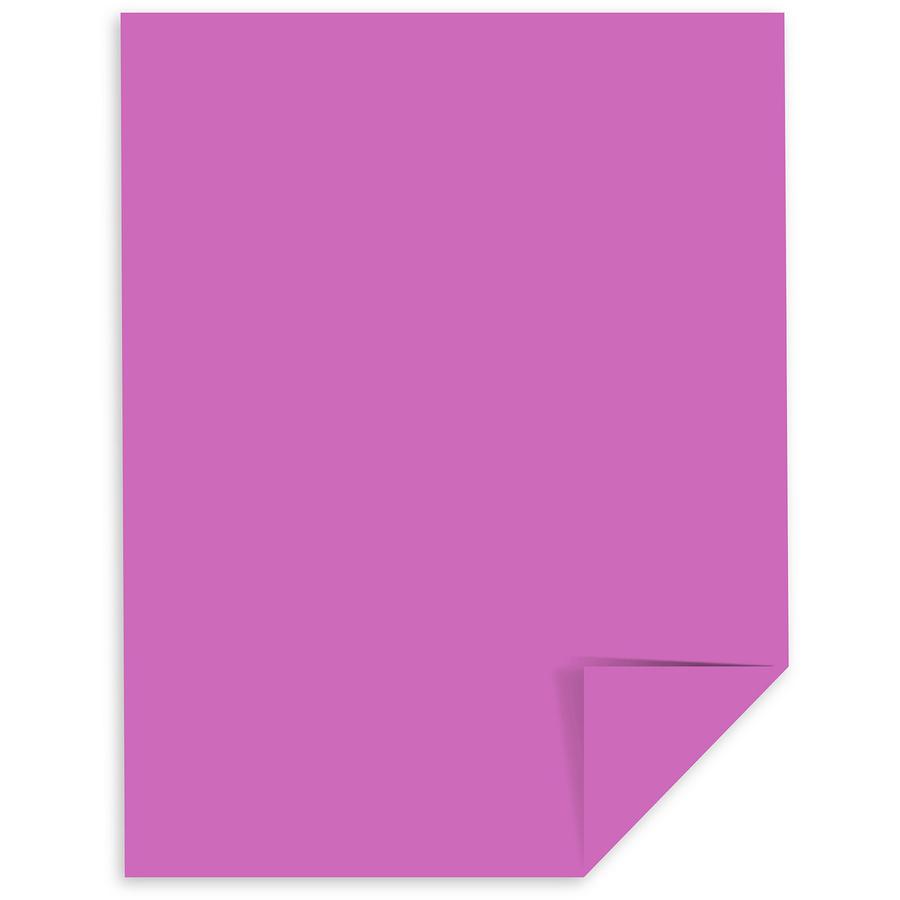 Astrobrights Color Paper - Orchid - Letter - 8 1/2'' x 11'' - 24 lb Basis Weight - 500 / Ream - Acid-free, Lignin-free - Orchid