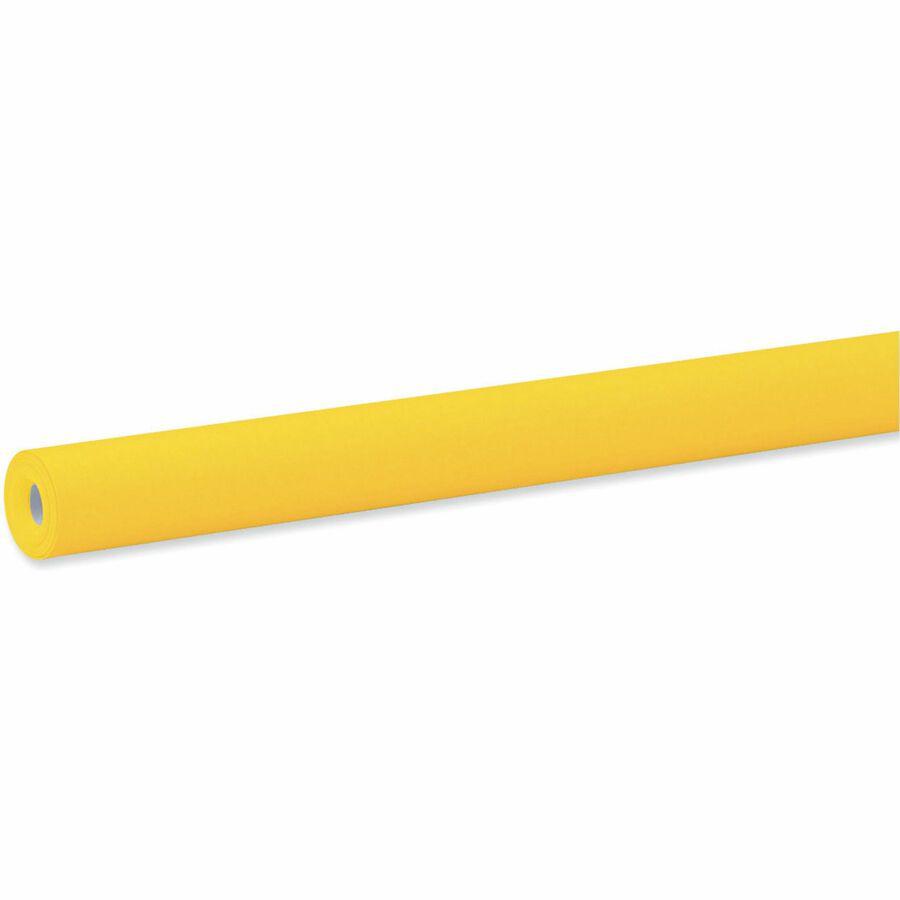 Fadeless Bulletin Board Art Paper - ClassRoom Project, Home Project, Office Project - 48''Width x 50 ftLength - 1 / Roll - Canary - Pacon
