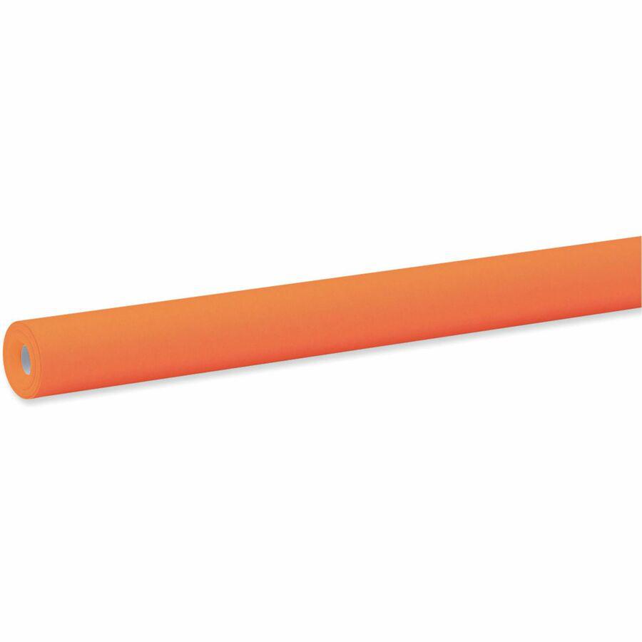 Fadeless Bulletin Board Art Paper - ClassRoom Project, Home Project, Office Project - 48''Width x 50 ftLength - 1 / Roll - Orange - Pacon