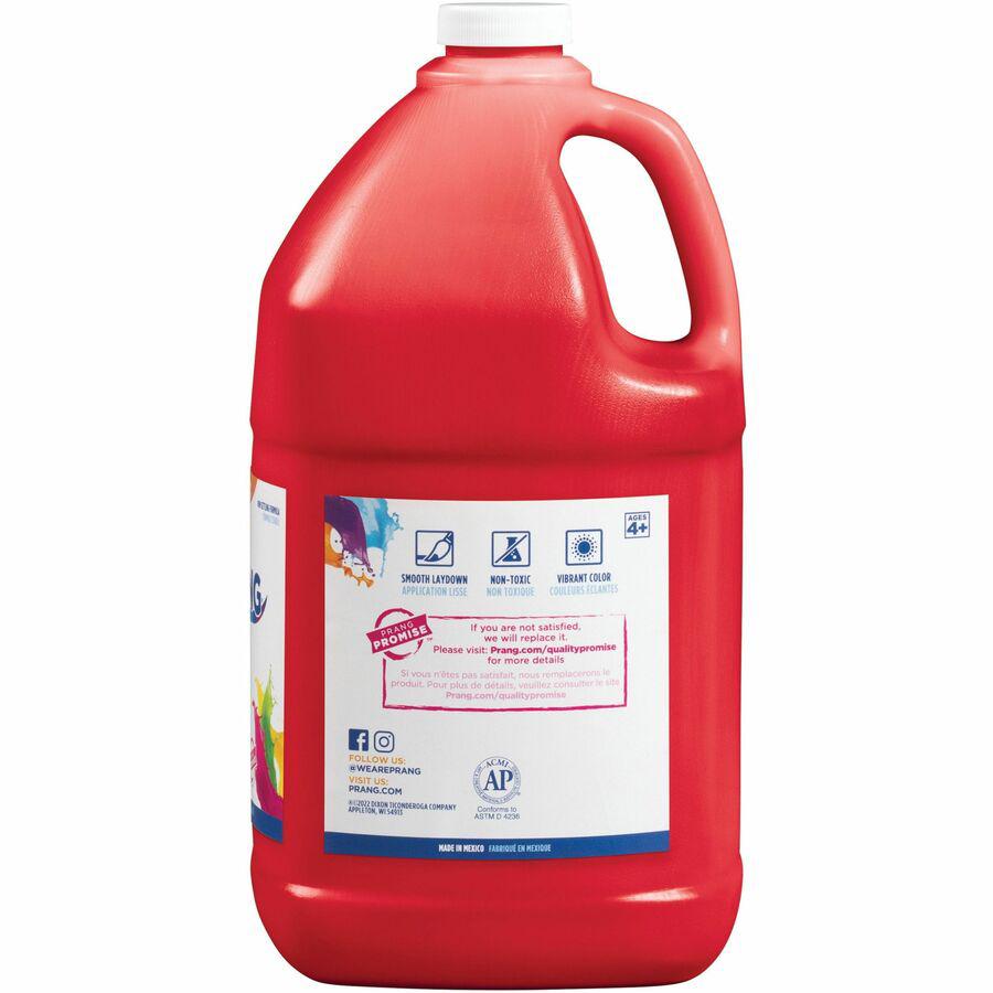 Prang Liquid Tempera Paint - 1 gal - 1 Each - Red