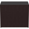 Lorell Essentials Series 2-Door Storage Cabinet - 36'' x 22.5''29.5'' Cabinet, 0.7'' Panel - 2 Door(s) - Material: Laminate - Finish: Espresso
