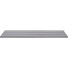 Lorell Revelance Conference Rectangular Tabletop - 59.9'' x 47.3'' x 1'' x 1'' - Material: Laminate - Finish: Weathered Charcoal
