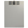Officemate Magnetic Clipboard - Aluminum - Gray - 1 Each