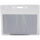 SICURIX ID Badge Holder - Horizontal - 4'' x 3'' x - Vinyl - 50 / Pack - Clear