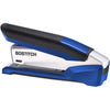 Bostitch InPower Spring-Powered Antimicrobial Desktop Stapler - 28 Sheets Capacity - 210 Staple Capacity - Full Strip - 1/4'' Staple Size - 1 Each - Blue, Silver
