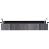 Lorell Universal Center Drawer - 28.4'' x 16.7'' x 5.1'' - Finish: Weathered Charcoal