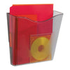 Deflecto Euro-style DocuPocket Wall Pocket - 1 Pocket(s) - 10.25'' Height x 10.87'' Width x 4'' Depth - Smoke - Plastic - 1 Each - deflecto