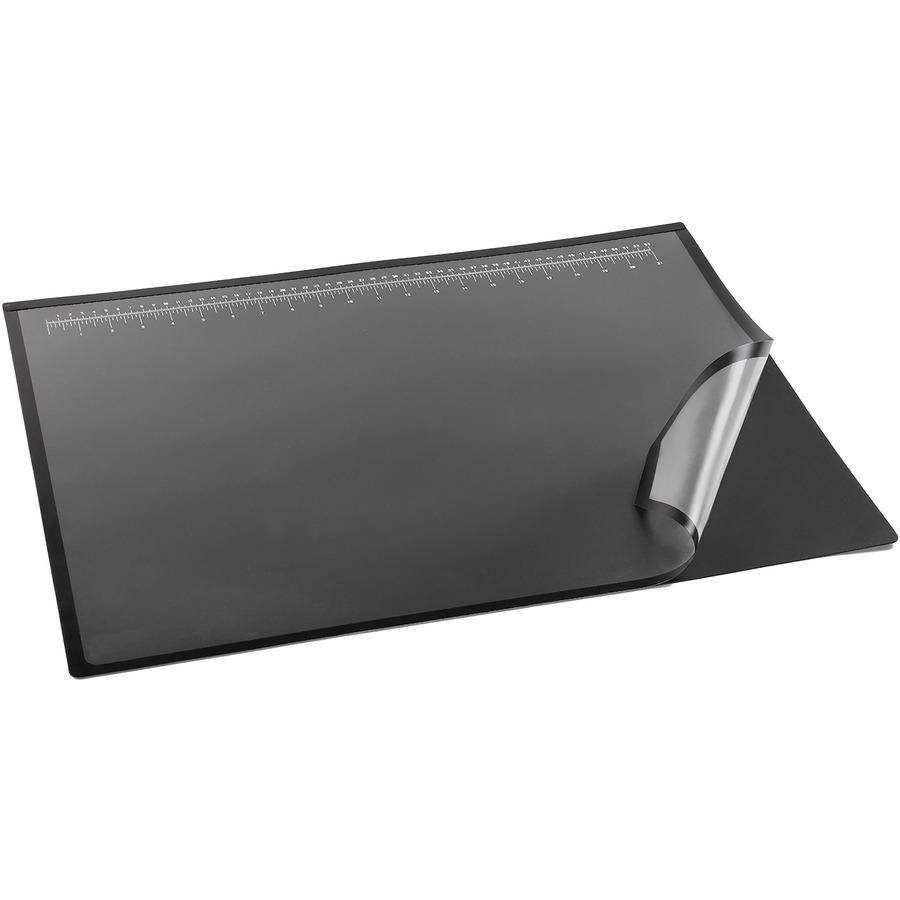 Artistic Desk Pads - Rectangular - 31'' Width x 20'' Depth - Rubber, Plastic - Black