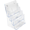 Deflecto Multi-Compartment DocuHolder - 920 x Sheet - 4 Compartment(s) - 1.57'' - 13.5'' Height x 9.3'' Width x 7'' DepthDesktop - Clear - Polystyrene - 1 Each - deflecto