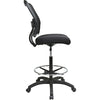 Office Star Air Grid Mesh Back Drafting Chair - Mesh Seat - Mesh Back - 5-star Base - Black - 20'' Seat Width x 19.75'' Seat Depth - 21.3'' Width x 25.5'' Depth x 51'' Height - Office Star Products