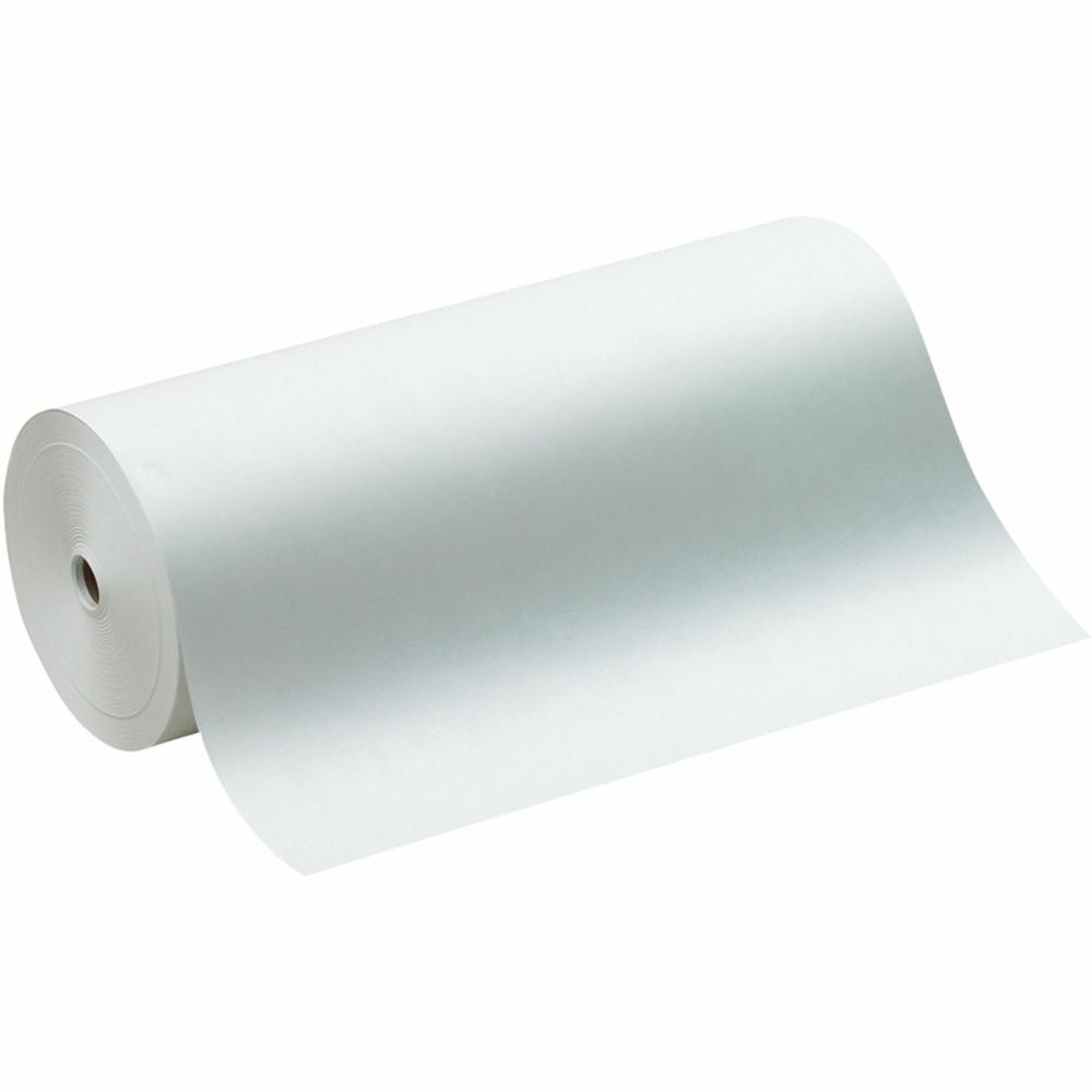 Pacon Kraft Paper - Classroom Activities, Painting, Craft - 7''Height x 24''Width x 1000 ftLength - 1 / Roll - White