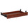 Lorell Universal Keyboard Tray - 28.4'' Length x 16.7'' Width x 5.1'' Height - Cherry, Laminate