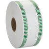PAP-R Color-coded Coin Machine Wrappers - 1000 ft Length - 1900 Wrap(s)Total $5.0 in 50 Coins of 10¢ Denomination - 15 lb Basis Weight - Kraft - Green, White - 1900 / Roll
