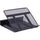 Lorell Mesh Laptop Stand - 3.50'' Height x 13'' Width x 11.50'' Depth - Desktop - Steel, Metal - Black