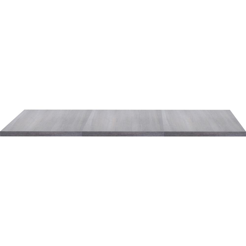 Lorell Revelance Conference Rectangular Tabletop - 59.9'' x 47.3'' x 1'' x 1'' - Material: Laminate - Finish: Weathered Charcoal