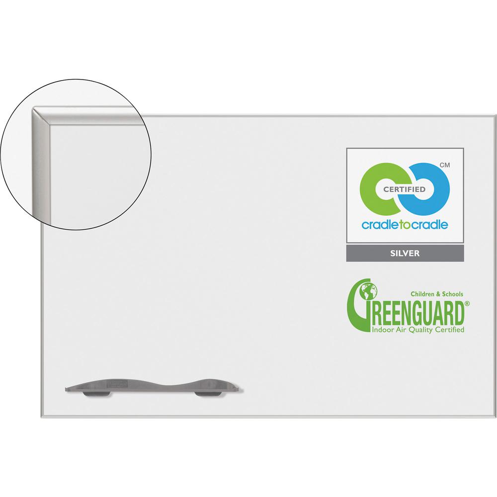 Low Profile Porcelain Marker Boards - 48'' (4 ft) Width x 96'' (8 ft) Height - MooreCo