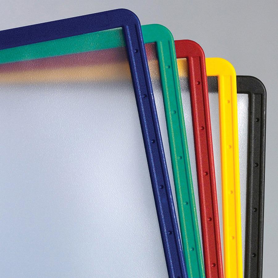 DURABLE Replacement Panels for SHERPA/VARIO Reference Display System - Replacement Panels - Assorted - 5 Pack - SHERPA/VARIO Design - Sherpa