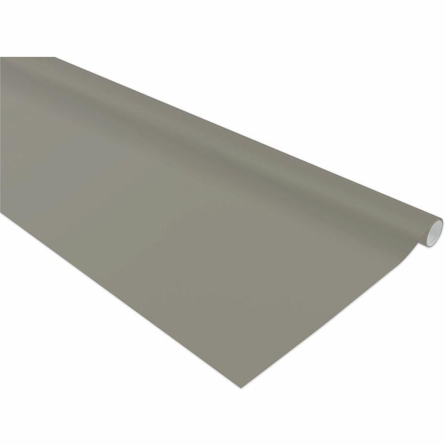 Fadeless Bulletin Board Art Paper - Bulletin Board, Art Project, Craft Project, School, Home, Office Project - 48''Width x 50 ftLength - 1 / Roll - Pewter