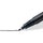 Lumocolor Quick-drying Fine Point Permanent Markers - Fine Marker Point - 0.6 mm Marker Point Size - Black - Black Polypropylene Barrel - 10 / Box