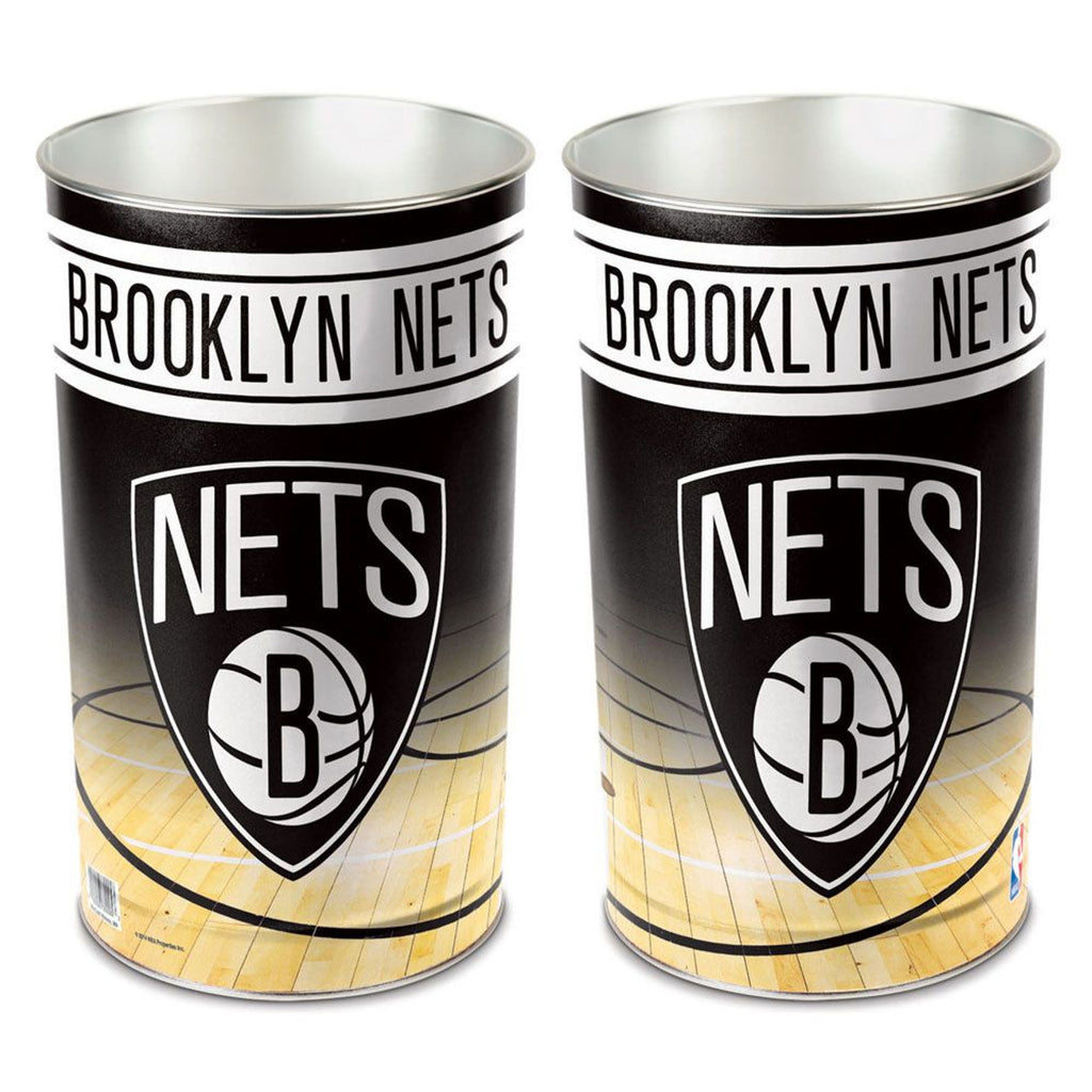 Brooklyn Nets Wastebasket 15 Inch - Special Order - Wincraft