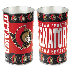 Ottawa Senators Wastebasket 15 Inch - Periodic Restock - WinCraft