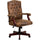 Bomber Brown Classic Executive Swivel Office Chair with Arms - Flash Furniture