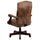Bomber Brown Classic Executive Swivel Office Chair with Arms - Flash Furniture