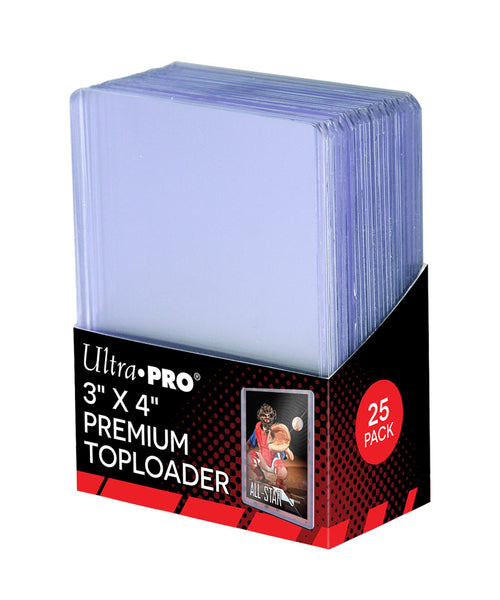 Toploader - 3x4 Clear Premium (25 per pack) - Ultra Pro