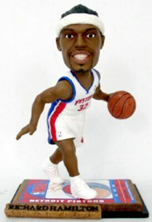 Detroit Pistons Richard Hamilton Ticket Base Forever Collectibles Bobblehead CO - Forever Collectibles